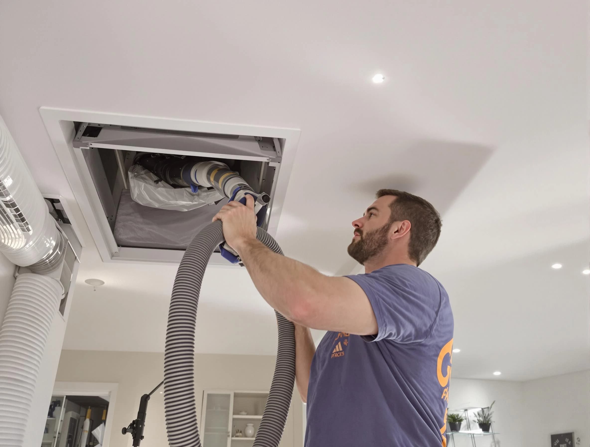 Precision indoor duct cleaning by Peters Air Duct Cleaning in Peters