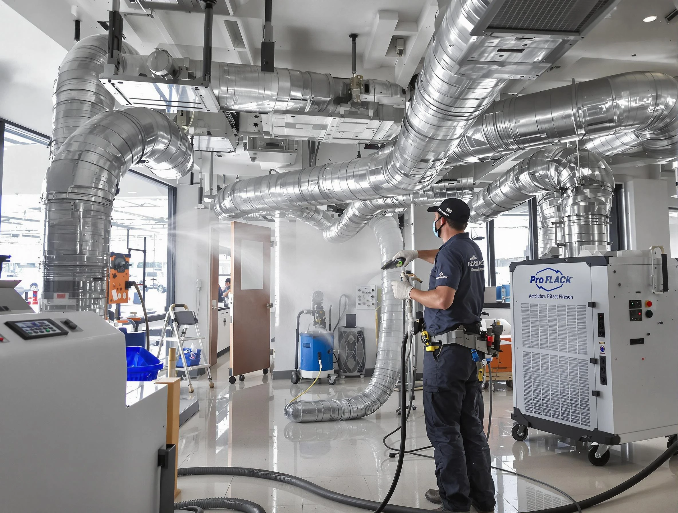 Negative Pressure Air Duct Cleaning in Peters