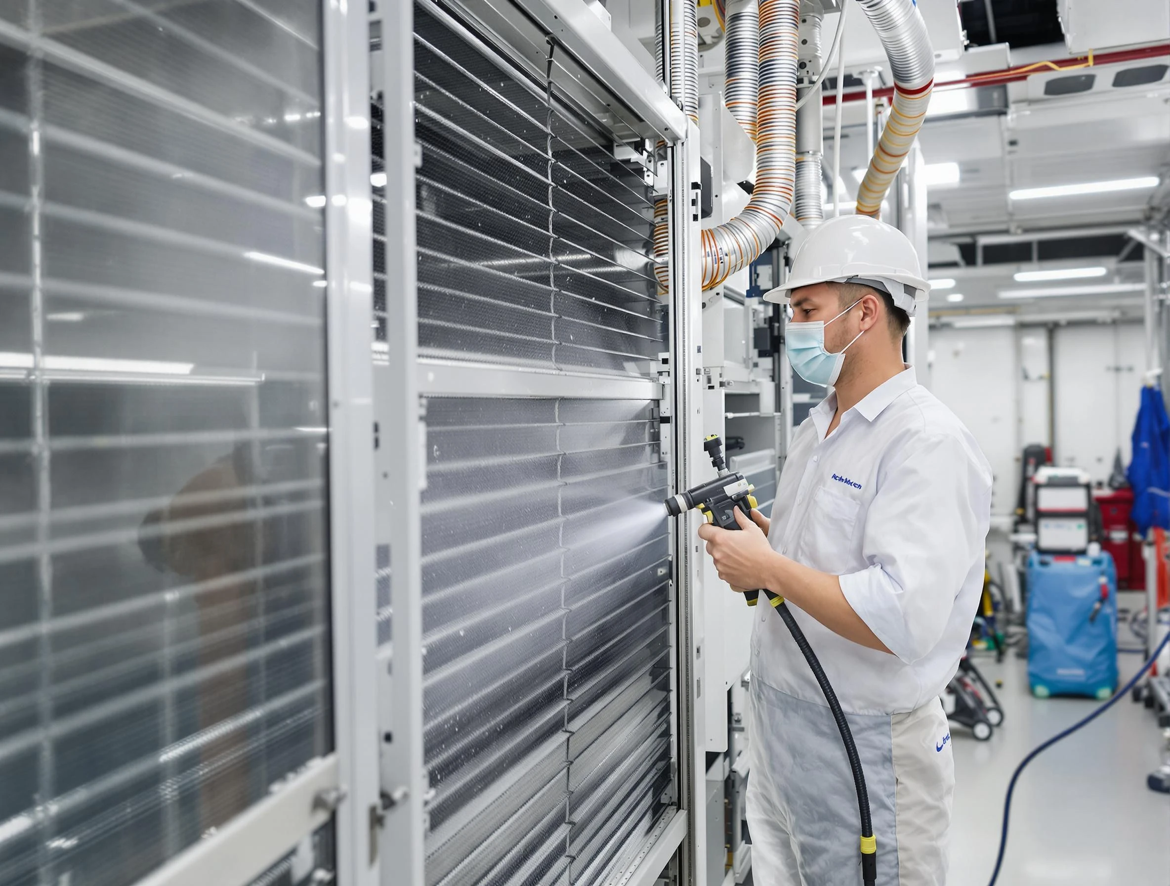 Professional AC coil cleaning by Peters Air Duct Cleaning in Peters