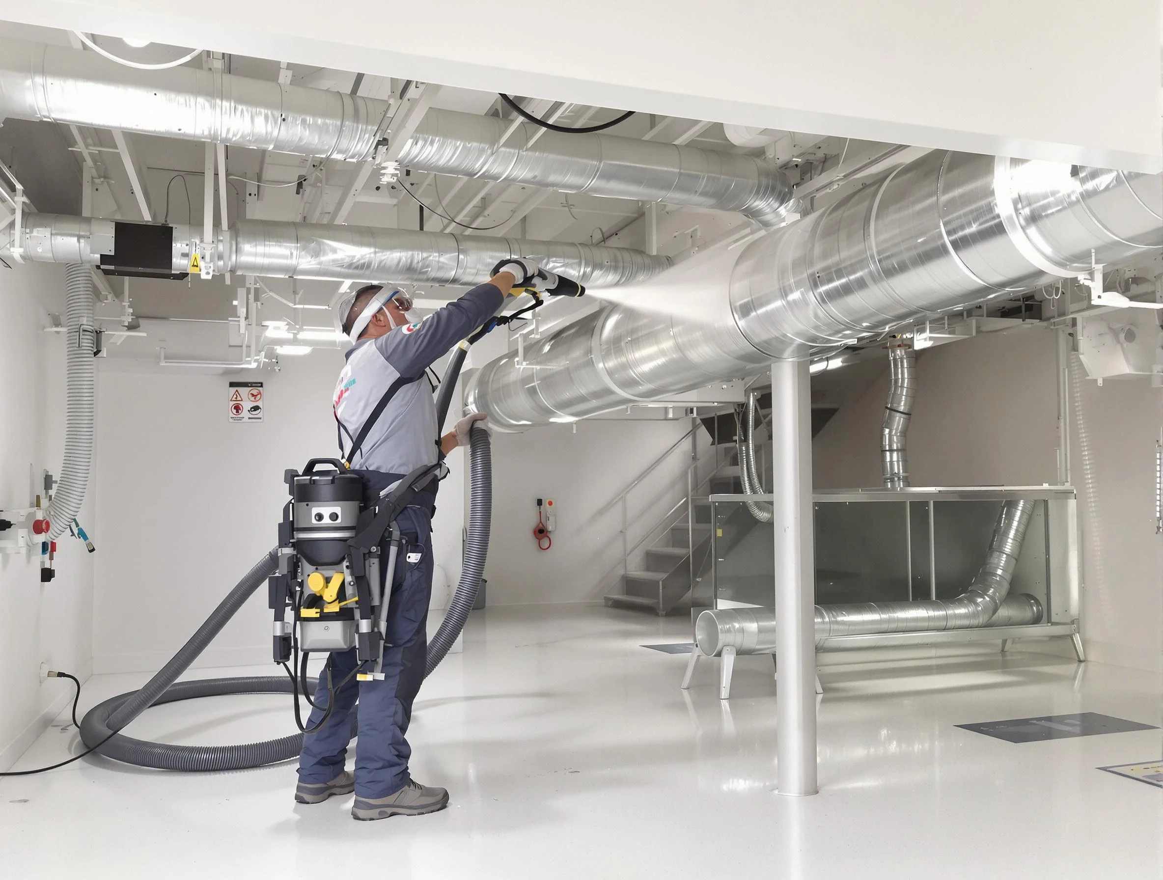 Professional central duct cleaning by Peters Air Duct Cleaning in Peters